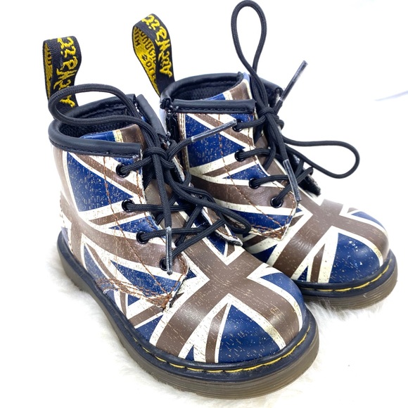 Dr. Martens Shoes | Dr Martens Toddler Kids Boots Size 6 | Color: Blue/Brown | Size: 6bb | Jensine1211's Closet